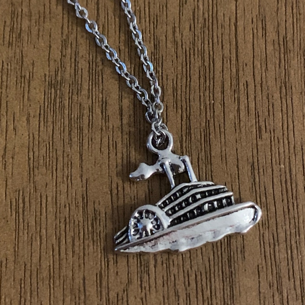 NEW Cruise Ship Necklace • Boat Necklace • Nautical • Sea/Ship Lovers • Boating